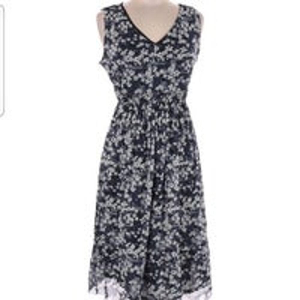 Zara Women's Floral Pattern Long Sleeve Flirty Dress Size Small
